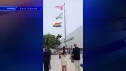 Hollywood flies Progress Pride flag at City Hall, symbolizing city’s open and diverse community